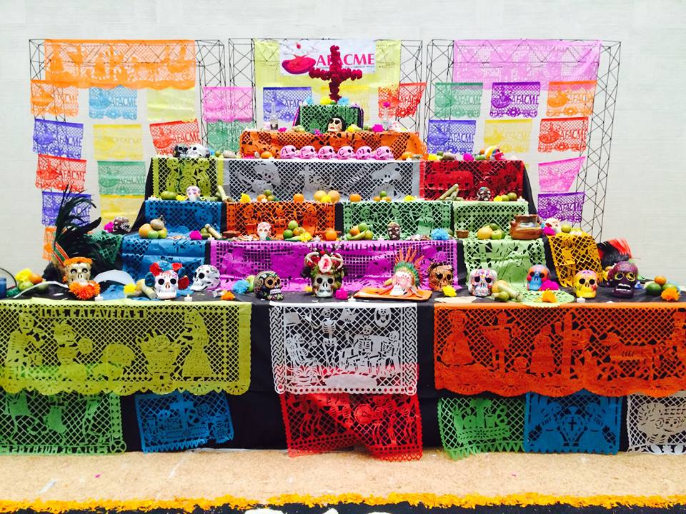 Altar del Día de Muertos en México.