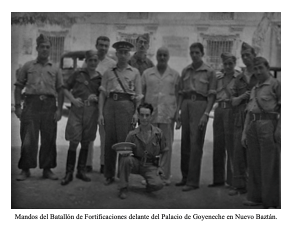 Mando el Batallón de fortificaciones en Nuevo Baztán durante la Guerra Civil