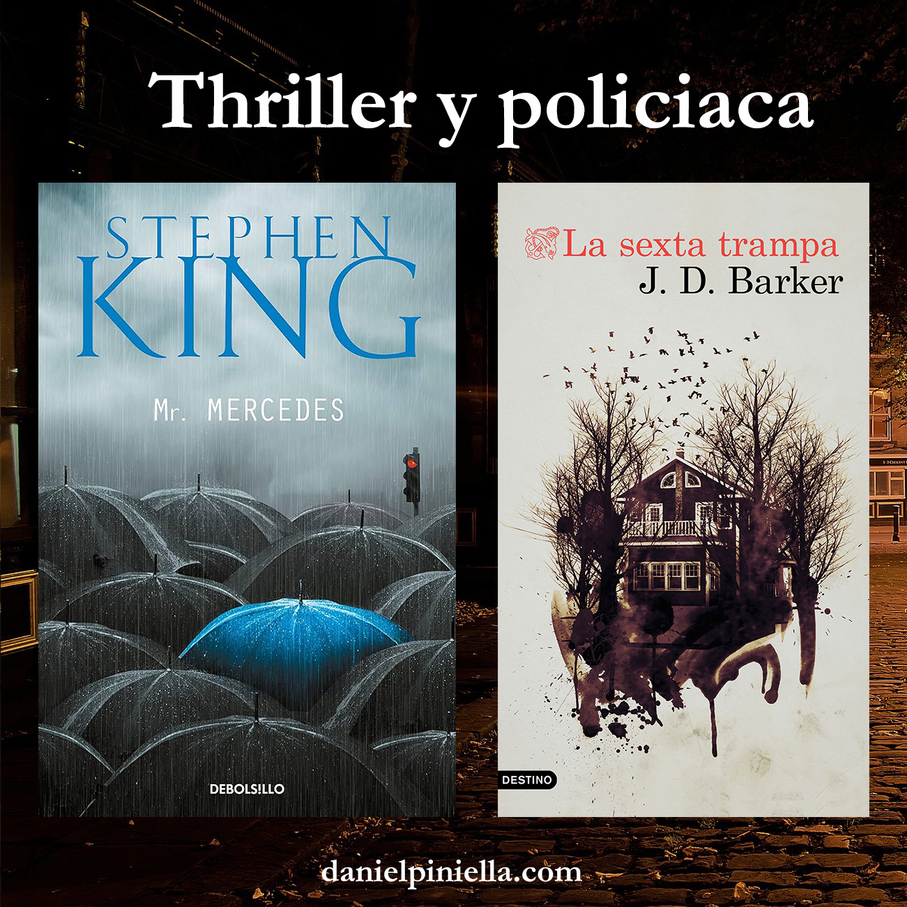 Reseñas de thriller y policiaca: Mr. Mercedes de Stephen King y La sexta trampa J. D. Barker